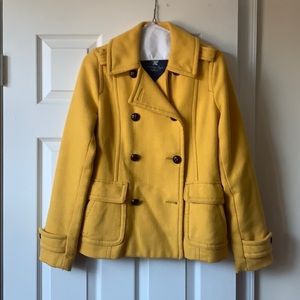 Yellow fall/winter coat